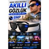 Çınar Toptan Ticaret Birinci Şahıs Görüşlü 8MP Kameralı Yapay Zeka Akıllı Gözlük ChatGPT Destekli Model