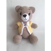 Cingöz Ayıcık Amigurumi Organik Oyuncak