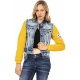 Cipo & Baxx WJ192 Bayan Kot Ceket - M - Sarı