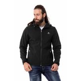 Cipo&Baxx Cj285 Softshell Termal Şardonlu Siyah Ceket