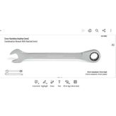 Cırcır Kombine Anahtar 22MM