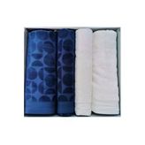 CIRCULAR KREM-İNDİGO BEST SET HAMAM TAKIMI