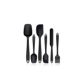 Çırpan Ev Siyah 6 Parça Silikon Spatula/mutfak Seti