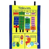 Cırtlı Eğitim Takvim Panosu Duvar Takvimi
