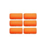 Cırtlı Süngerli Bigudi 25X63 Mm 6'Lı Set