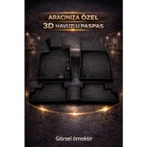 Citroen Berlingo Panelvan 2009-2018 Multispace Araca Özel 3D Havuzlu Paspas Siyah