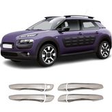 Citroen C4 Cactus Uyumlu 2016 ve Üzeri Krom Kapı Kolu 4 Kapı Paslanmaz Çelik