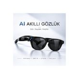 Citrus AI Akıllı Kameralı Gözlük 8 MP 1080P HD Video Anlık Çeviri Yapay Zeka Asistanı Bluetooth 5.3