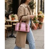City Bloom Pembe Omuz Çantası - Lisinya