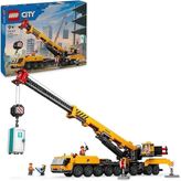 City Sarı Mobil Inşaat Vinci 60409-9 Yaş ve Üzeri Çocuklar Yaratıcı Oyuncak Yapım Seti
