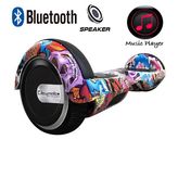 Citymate CS-600 Kasa Butterfly Grafity 6.5 Bluetooth Hoparlörlü Elektrikli Kaykay Hoverboard ve Çanta