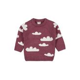 Civil Baby Cloud Örgü 6-18 Ay Pembe Kazak