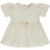 Civil Baby Fiyonklu 6-18 Ay Bej Elbise