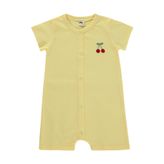 Civil Baby Kiraz Baskılı 6-18 Ay Sarı Tulum