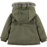 Civil Baby Kız Bebek Kapüşonlu Parka Mont Haki Uzun Kol Modeli 6-18 Ay - 9 - 12 Ay