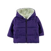 Civil Baby Kız Bebek Mor 6-18 Ay Kapüşonlu Mont
