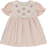 Civil Baby Yaka Çiçek Nakış 6-18 Ay Pembe Elbise