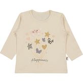 Civil Baby Yıldız Kalp Baskılı 6-18 Ay Açık Taş Sweatshirt