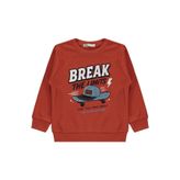 Civil Boys Break Baskılı 2-5 Yaş Sweatshirt Km - Turuncu
