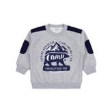Civil Boys Camp Baskılı 2-5 Yaş Gri Sweatshirt