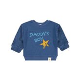 Civil Boys Dadys Boy Baskılı 2-5 Yaş Mavi Sweatshirt