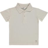 Civil Boys Palmiye Nakışlı Polo Yaka 2-5 Yaş Bej Erkek Çocuk Tişört