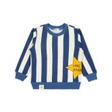Civil Çizgili Yıldız Baskılı 2-5 Yaş Mavi Erkek Çocuk Sweatshirt