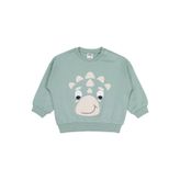 Civil Dinozor Baskılı 6-18 Ay Yeşil Bebek Sweatshirt