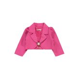 Civil Girls Kız Çocuk Broşlu Bolero, 2-3 Yaş, A8473165224S1, Fuşya, Kız Çocuklar