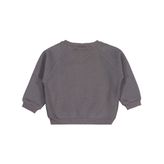 Civil Keep Smiling Etiketli Basic 6-18 Ay Gri Bebek Sweatshirt