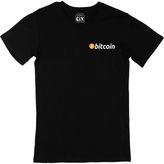 Cix Bitcoin Cep Logo Tasarımlı Siyah Tişört