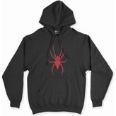 Cix Black Widow Örümceği Siyah Kapüşonlu Sweatshirt