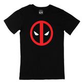 Cix Deadpool Maskeli Siyah T-shirt