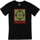 Cix Kırmızı Finish Him Siyah Tişört - L