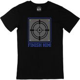 Cix Mavi Finish Him Siyah T-shirt