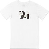 Cix Tatlı Panda Tasarım Tişört - Beyaz