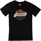 Cix Wild Life Camping Siyah T-shirt