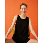 Çizgili Atlet Basic Halter Yaka Tanktop