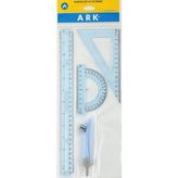 Çizim Seti 30 cm Cetvelli 4 Parça - Çok Renkli