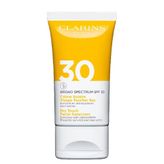 Clarins Sun Face SPF 30+ 50 ml Şeffaf Güneş Kremi