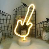 Clariss Neon Gitar Masa Lambası