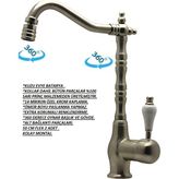 Class Armatür Antik Inox Evye Bataryası