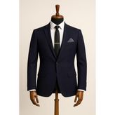 Classics Men Erkek Italyan Kesim Tek Düğmeli Blazer Ceket Klasik ve Modern Şıklık - 50 - Lacivert