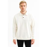 Classics Men Erkek Oversize Uzun Kol Polo Yaka Sweatshırt-7100