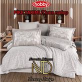 Clasy Hobby Poplin Pike Takımı Tek Kişilik Velura Taş - Renkli