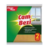 Clean & Fun 2'li 30x40 cm Cam Bezi