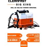 Cleanfast Big King Tek Motorlu Buharlı Koltuk Halı Yıkama Makinesi