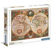 Clementoni - 1000 Parça High Quality Collection Yetişkin Puzzle - Old Map