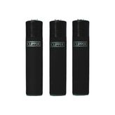 Clipper Micro Soft Çakmak Siyah 3'lü
