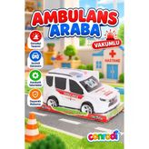 Clk-252 Vakumlu Ambulans Araba Oyuncak